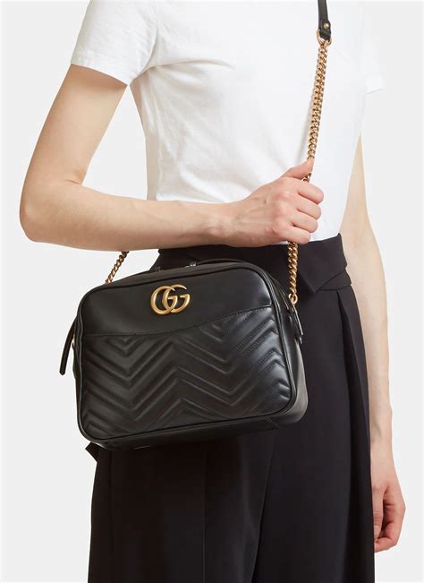 gucci marmont matelasse shoulder bag neutral|gucci marmont bag small black.